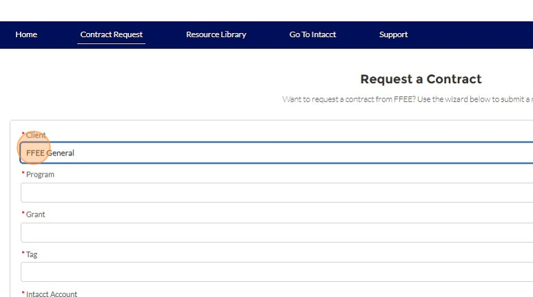 Contract Request Instructions