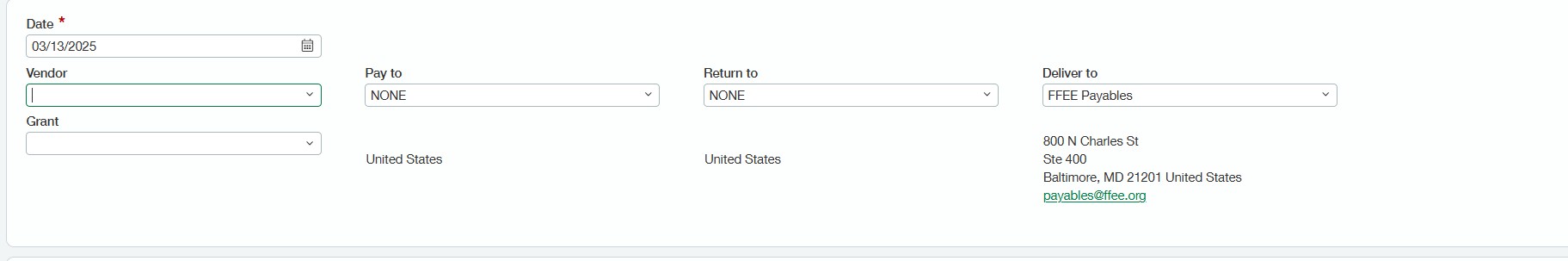 How To: Enter a Vendor Invoice